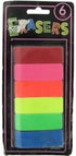 Neon Erasers-Package Quantity,96